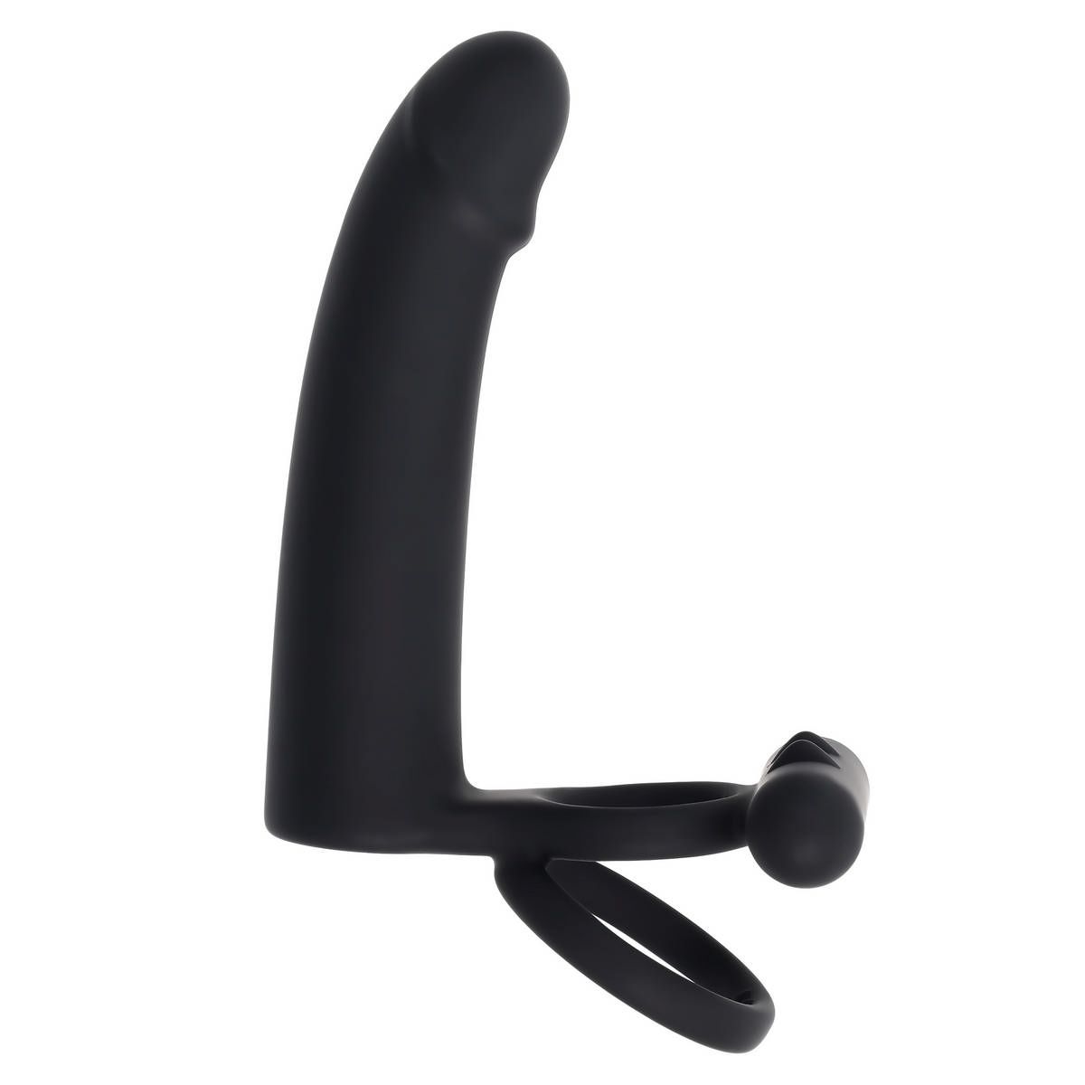 Черная вибронасадка для двойного проникновения Full Swing 1