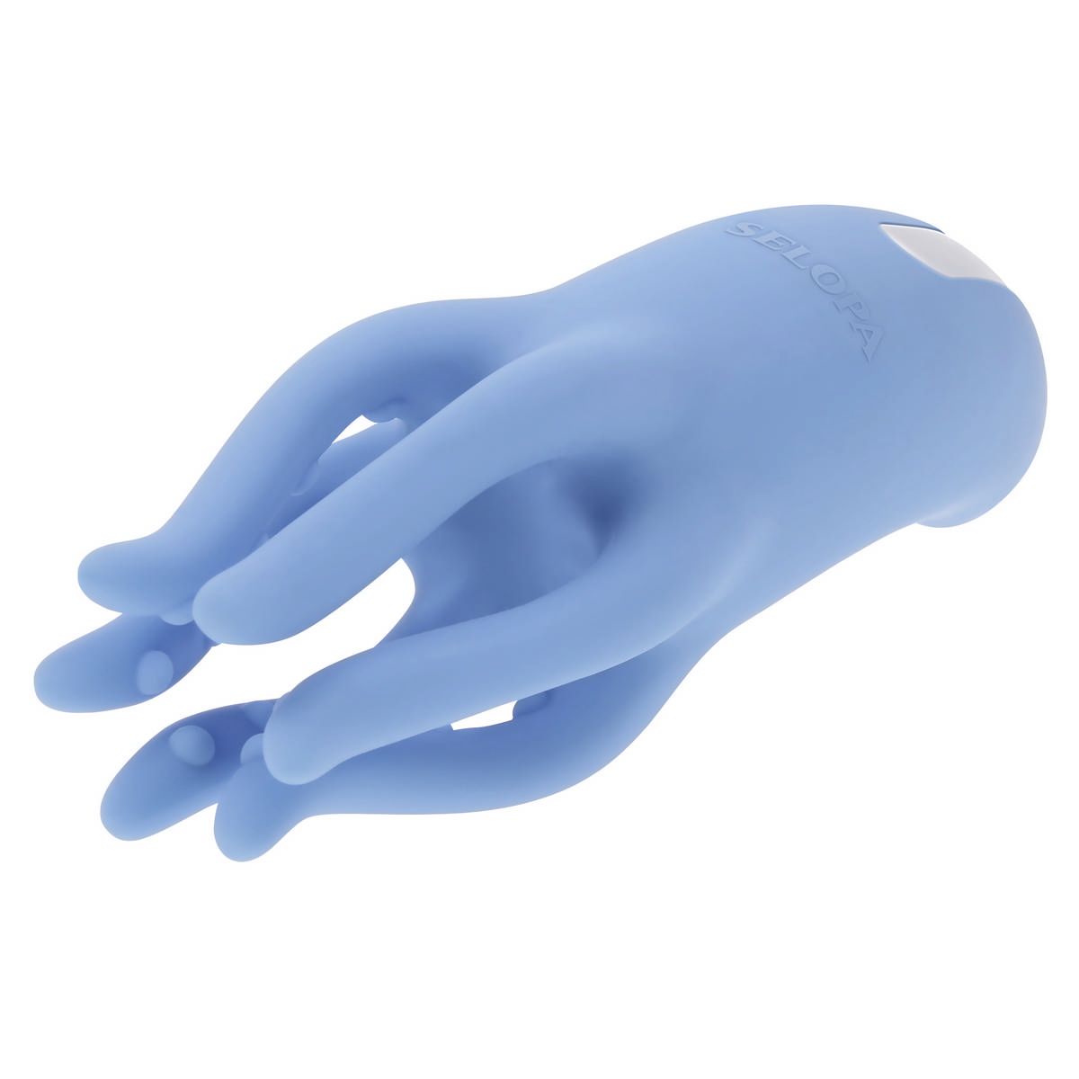 Голубой вибромассажёр Tentacle Tickler 6