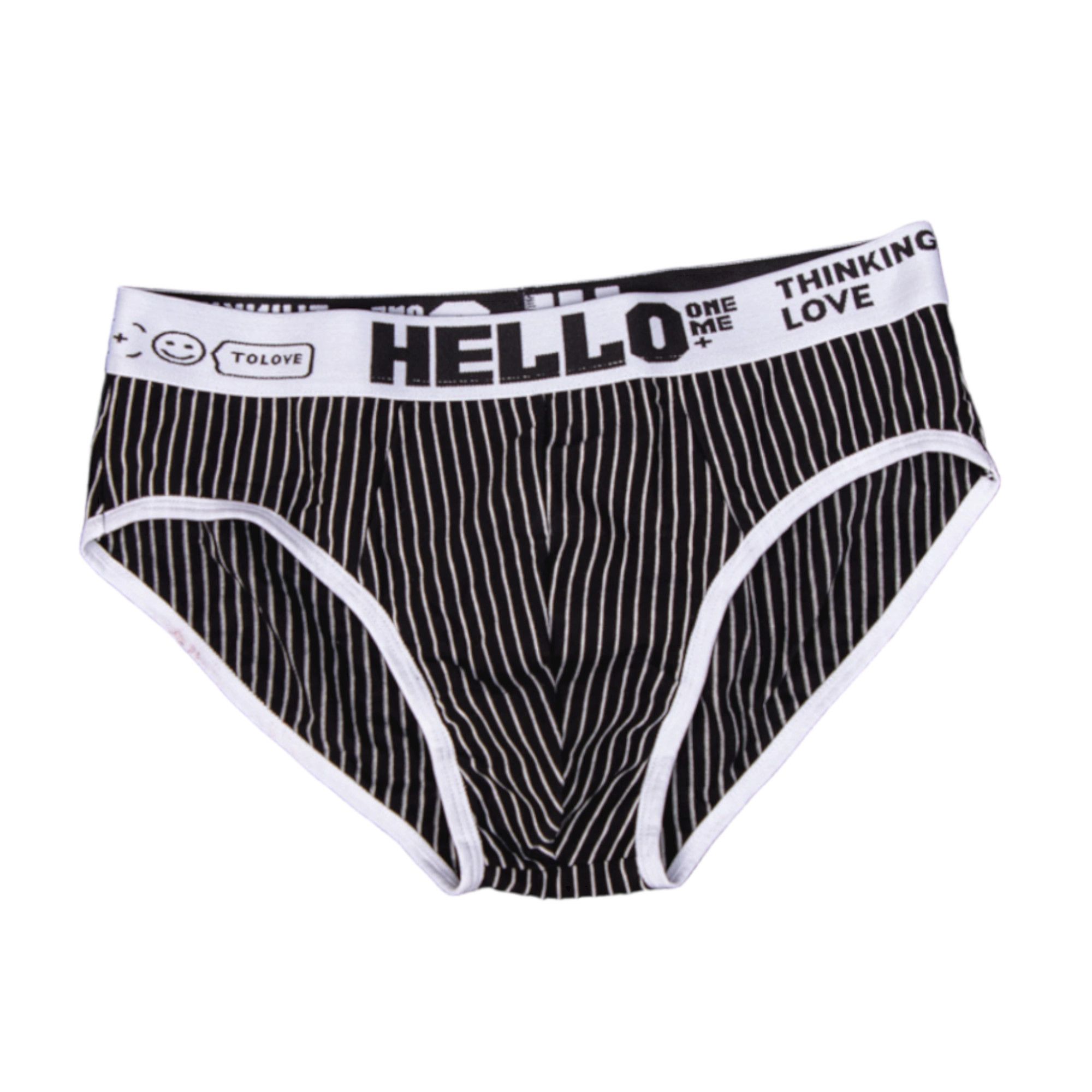 Набор из 4 мужских трусов-брифов в тонкую полоску 2