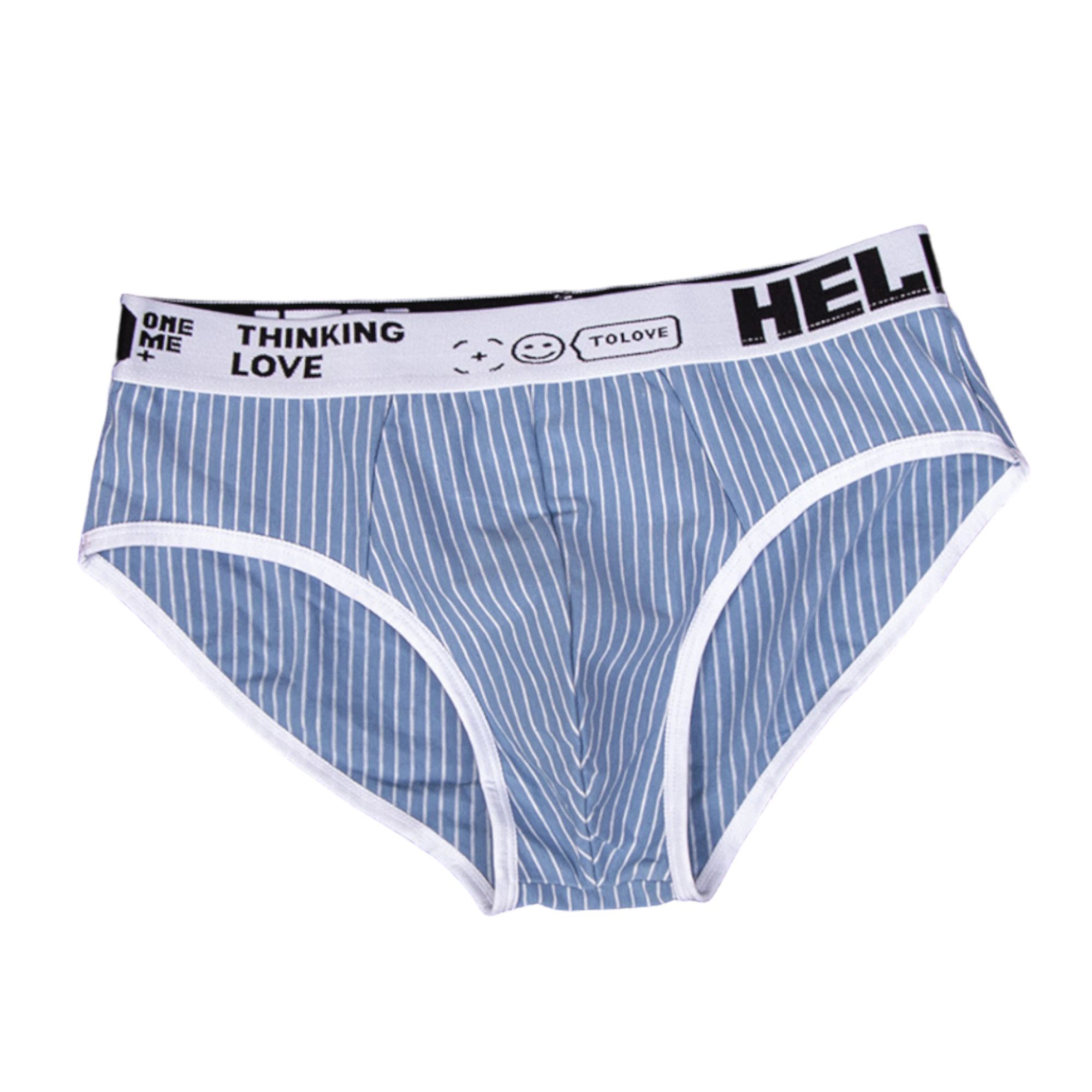 Набор из 4 мужских трусов-брифов в тонкую полоску 5