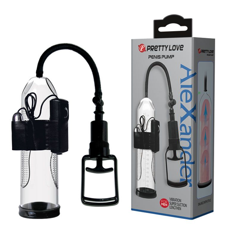 Прозрачная вакуумная помпа с вибрацией AleXander 2