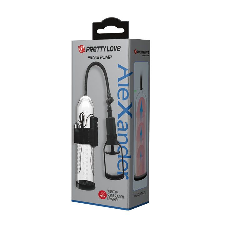 Прозрачная вакуумная помпа с вибрацией AleXander 3