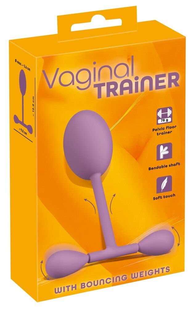 Сиреневый тренажер мыщц тазового дна Vaginal Trainer 2