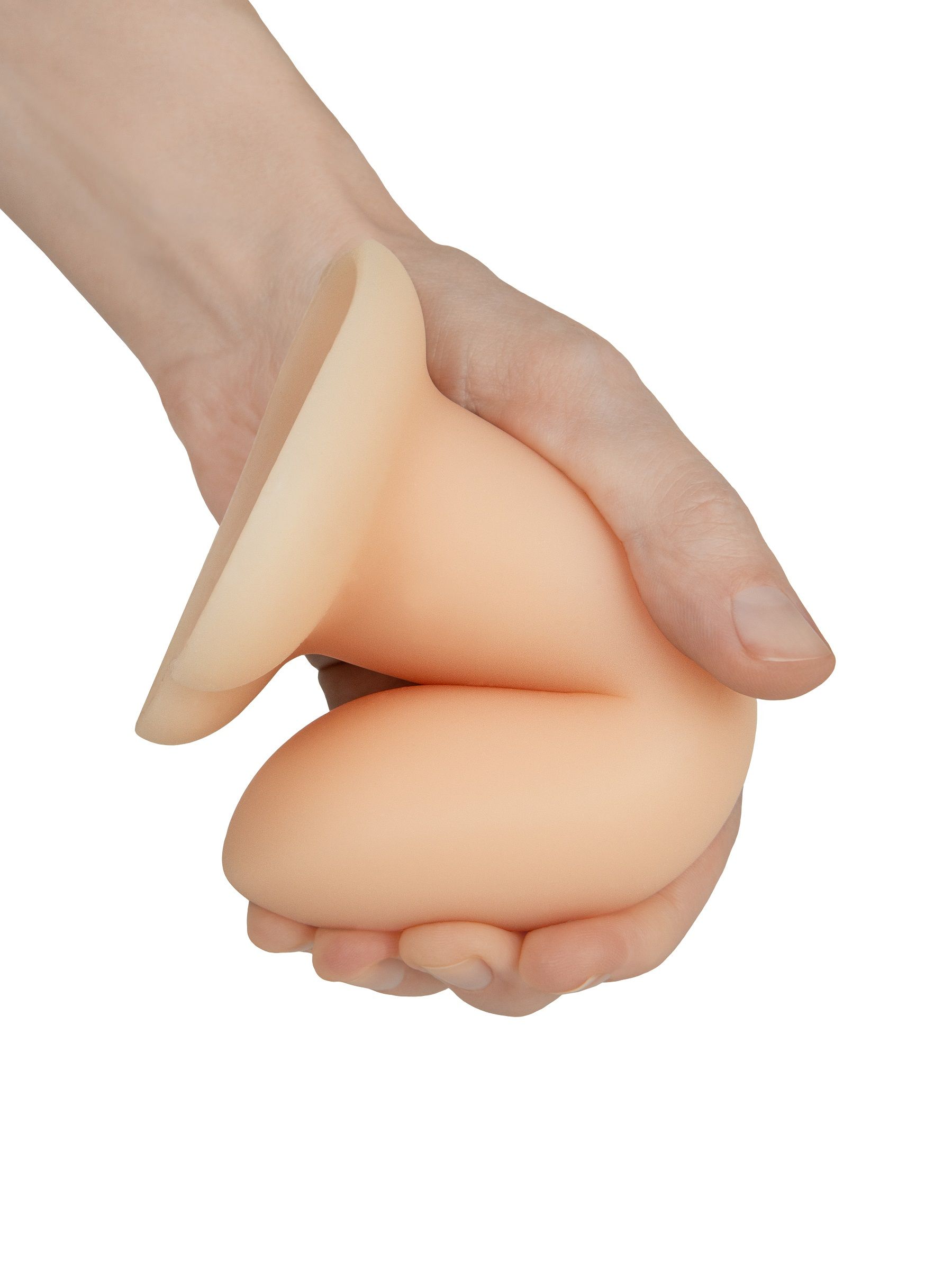 Телесный нереалистичный дилдо Emotional Soft Max - 13 см. 4