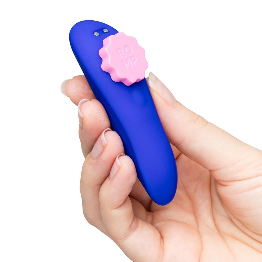 Синий вибратор в трусики с пультом ДУ Party 3