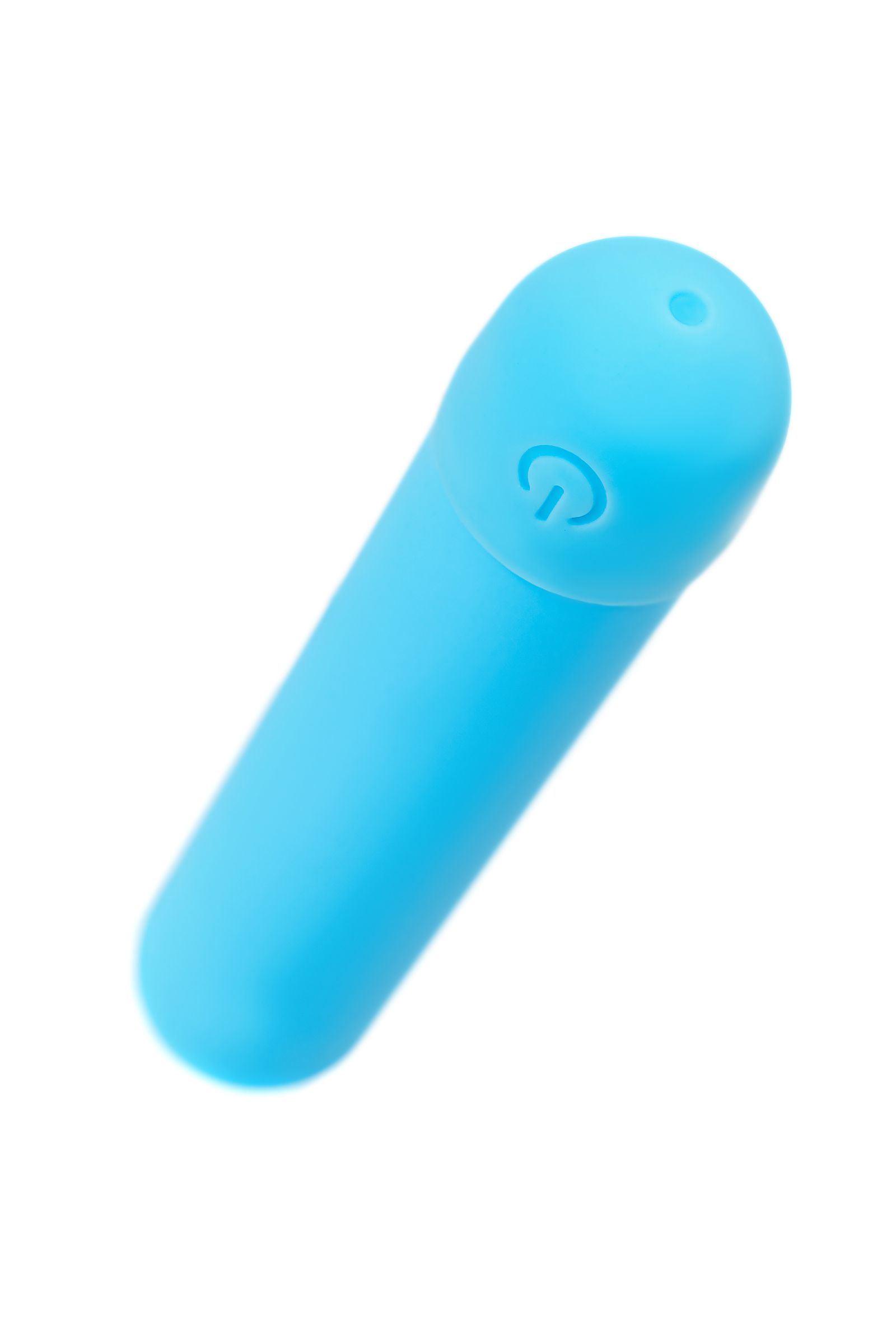 Голубая силиконовая перезаряжаемая вибропуля Murr - 10 см. 7