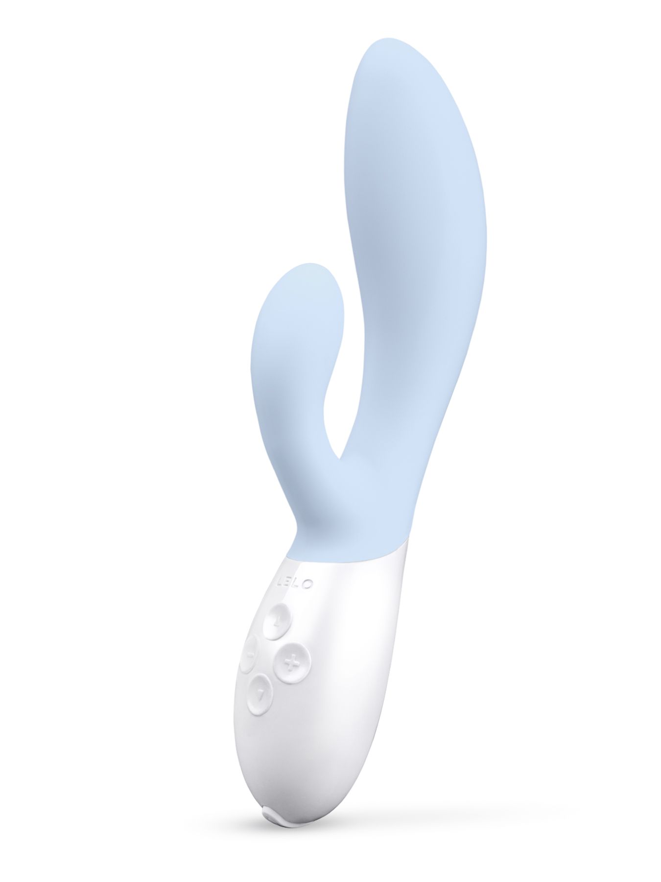 Нежно-голубой вибратор-кролик Lelo Ina 3 - 20 см. 1
