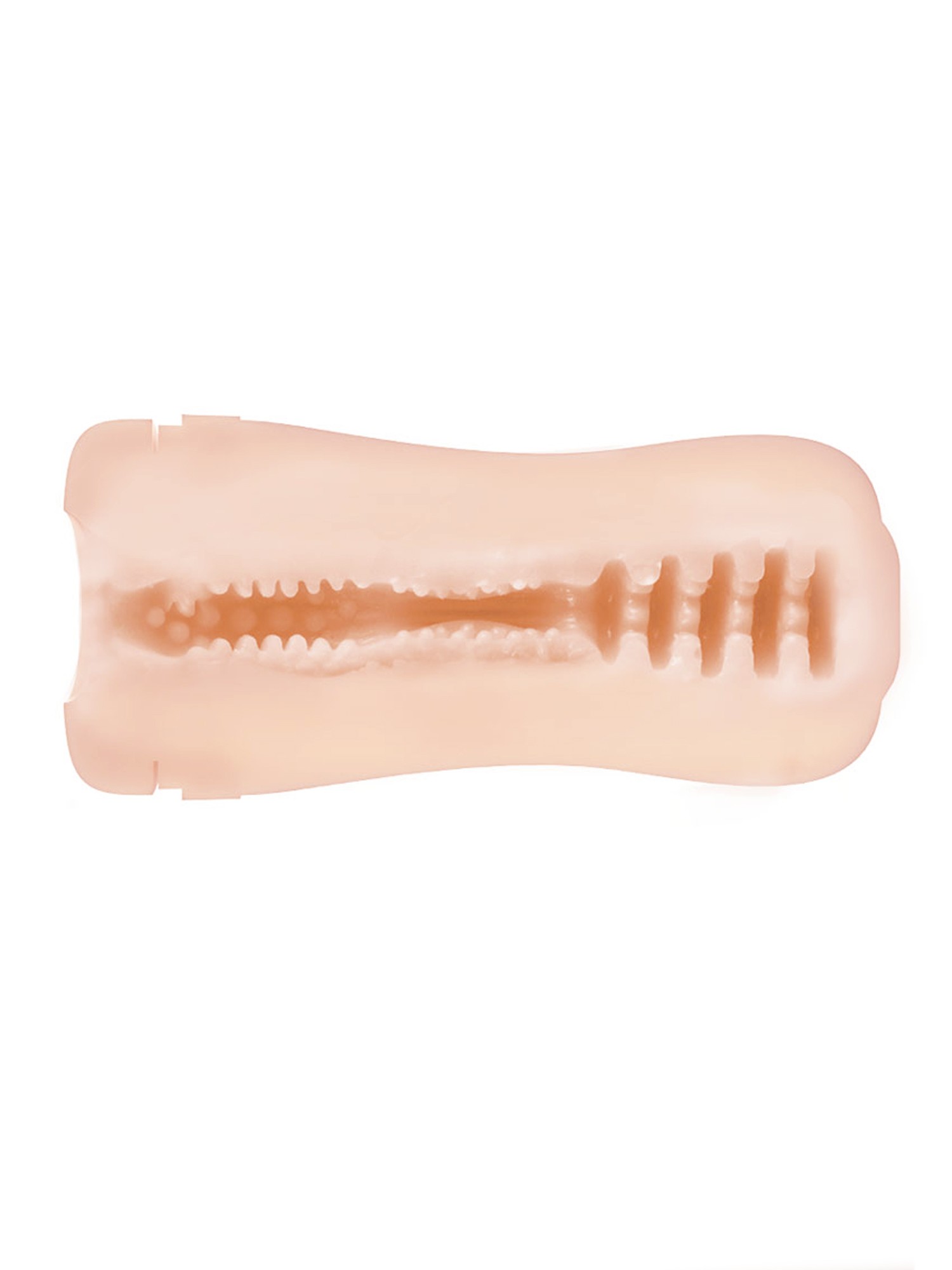 Телесный мастурбатор-вагина в пластиковой колбе 3