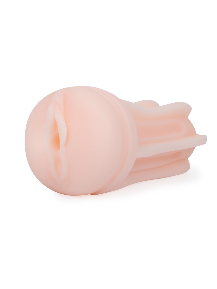 Телесный мастурбатор-вагина в пластиковой колбе 4