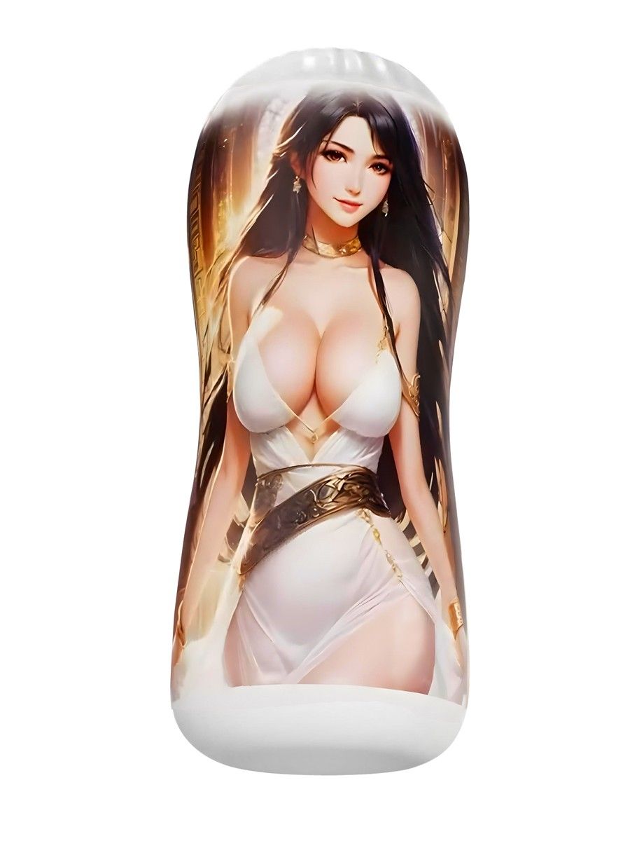 Телесный мастурбатор-вагина в пластиковой колбе 5