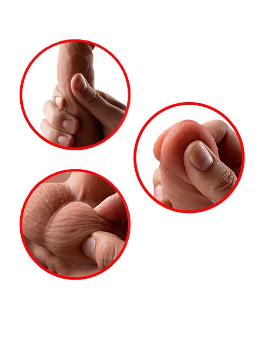 Телесный мужской торс с вибрацией и возвратно-поступательными движениями Bartlett 5