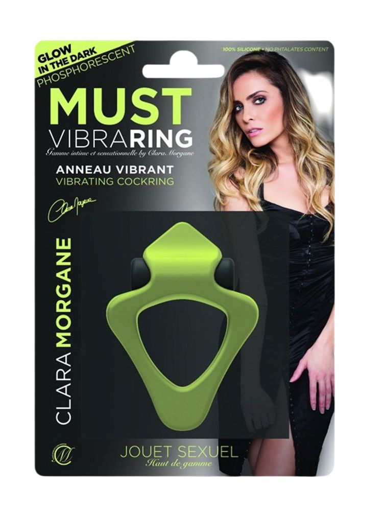 Люминесцентное эрекционное виброкольцо Must 2