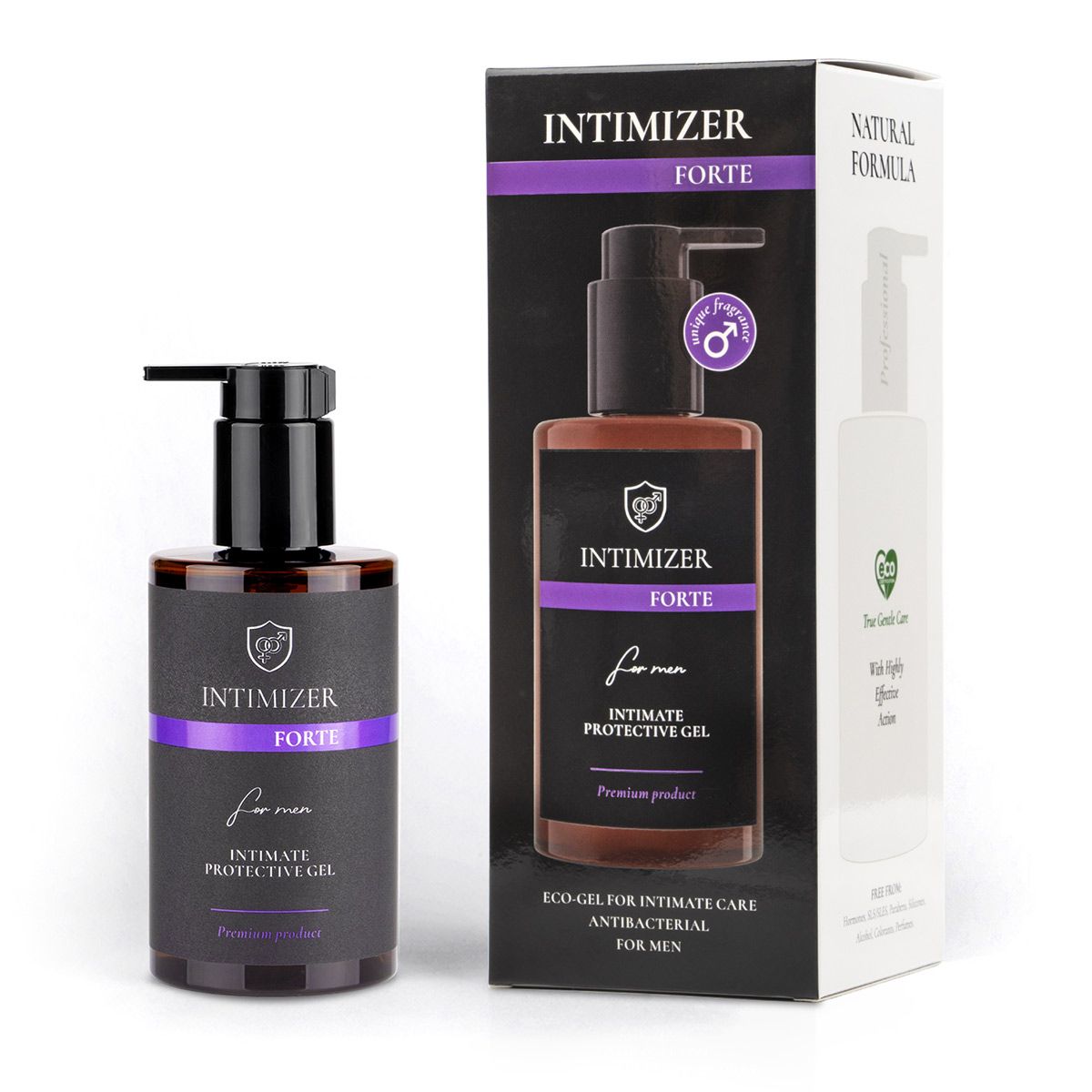 Мужской антибактериальный эко-гель для интимного ухода Intimizer Forte - 250 мл. 1