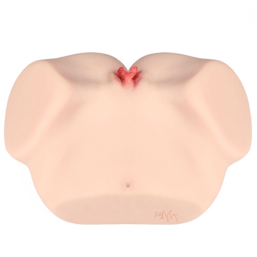 Мастурбатор-полуторс с двойным слоем материала и вибрацией Jenny Onahole Real Vagina 4