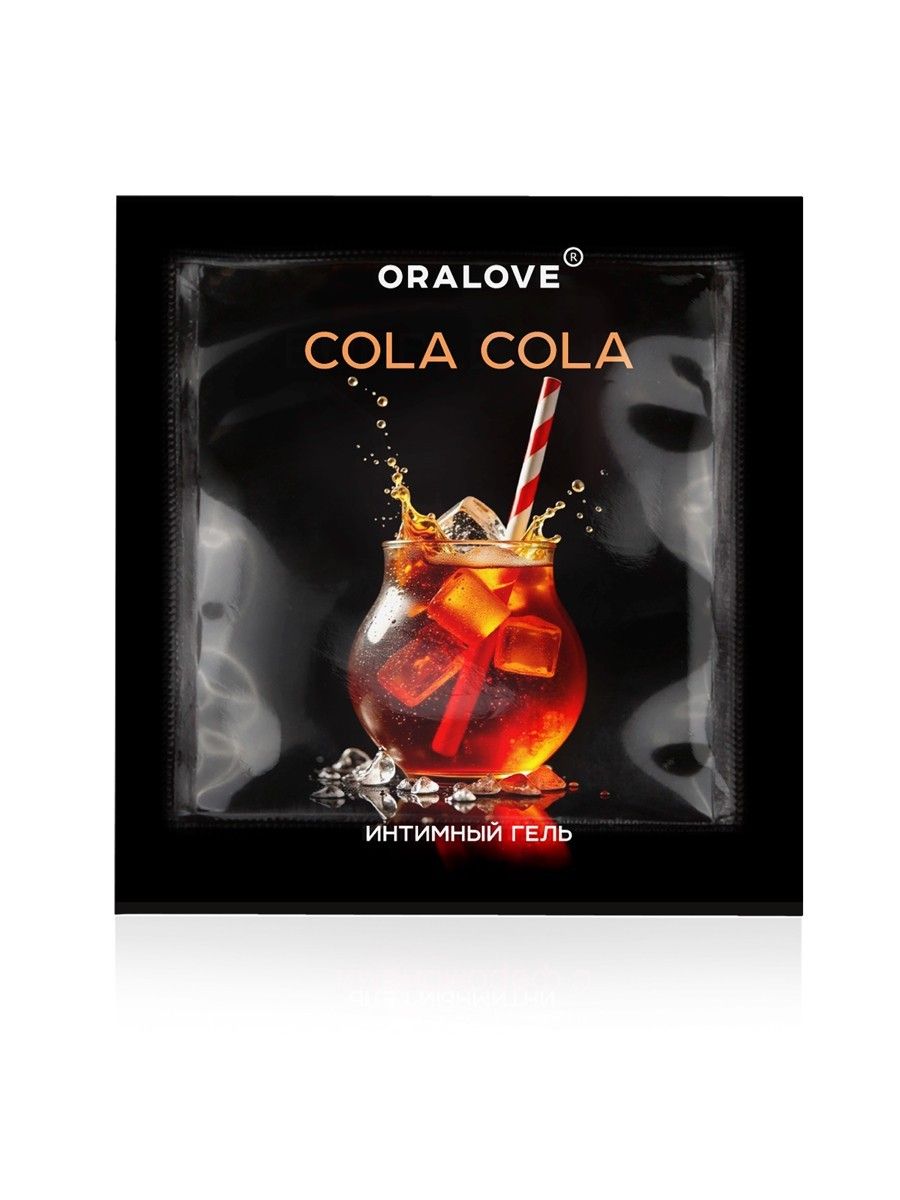 Саше съедобной оральной смазки OraLove с ароматом колы - 3 гр. 1