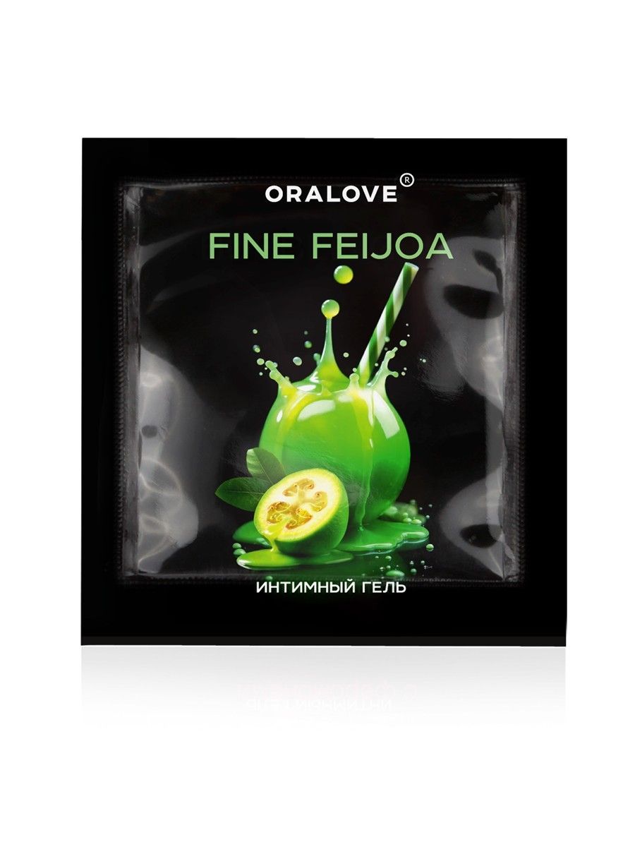 Саше съедобной оральной смазки OraLove с ароматом фейхоа - 3 гр. 1