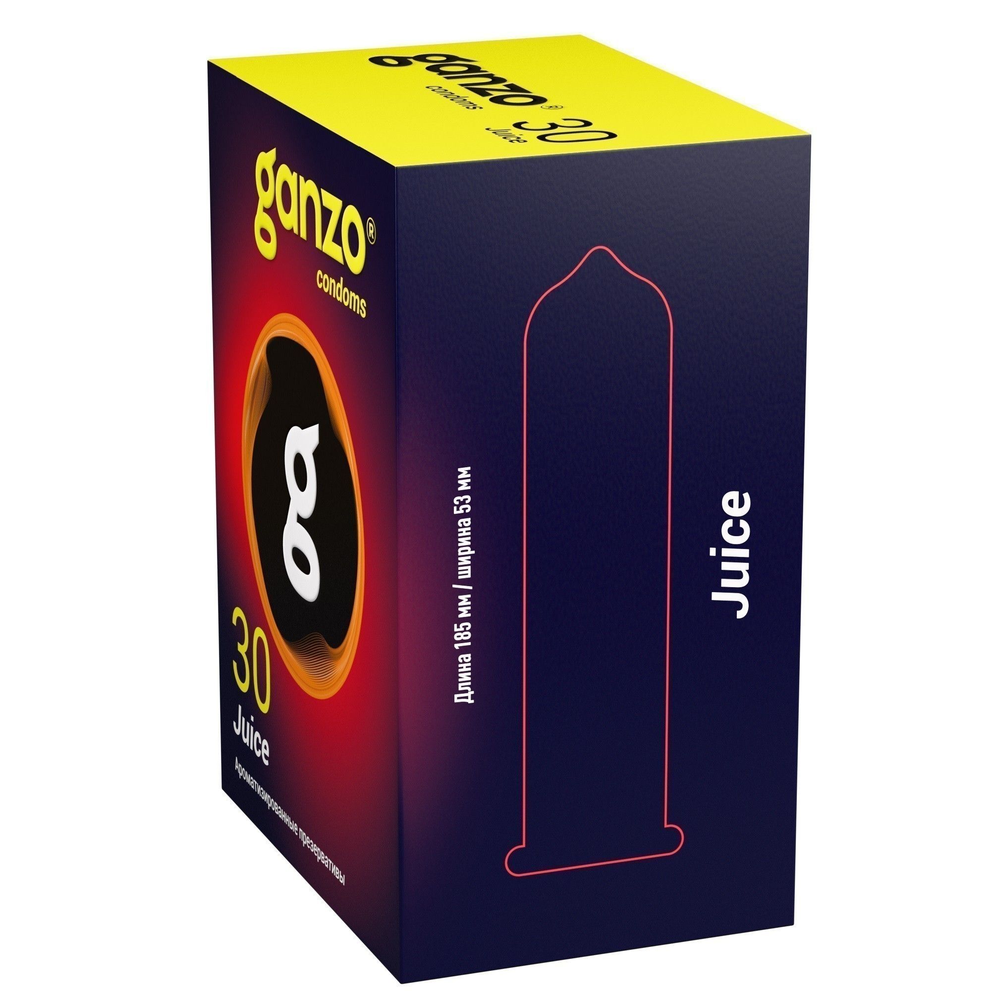 Ароматизированные презервативы Ganzo Juice - 30 шт. 4