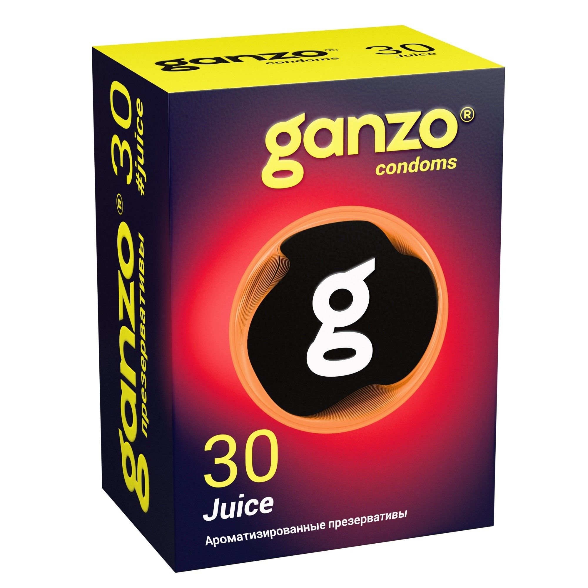 Ароматизированные презервативы Ganzo Juice - 30 шт.