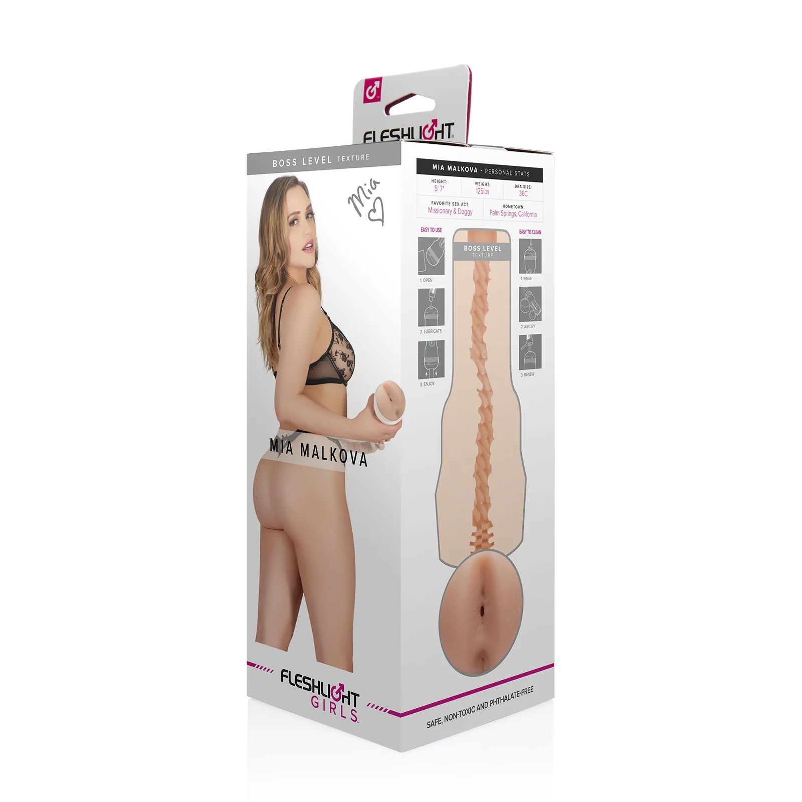 Телесный мастурбатор-анус Fleshlight Girls - Mia Malkova 2