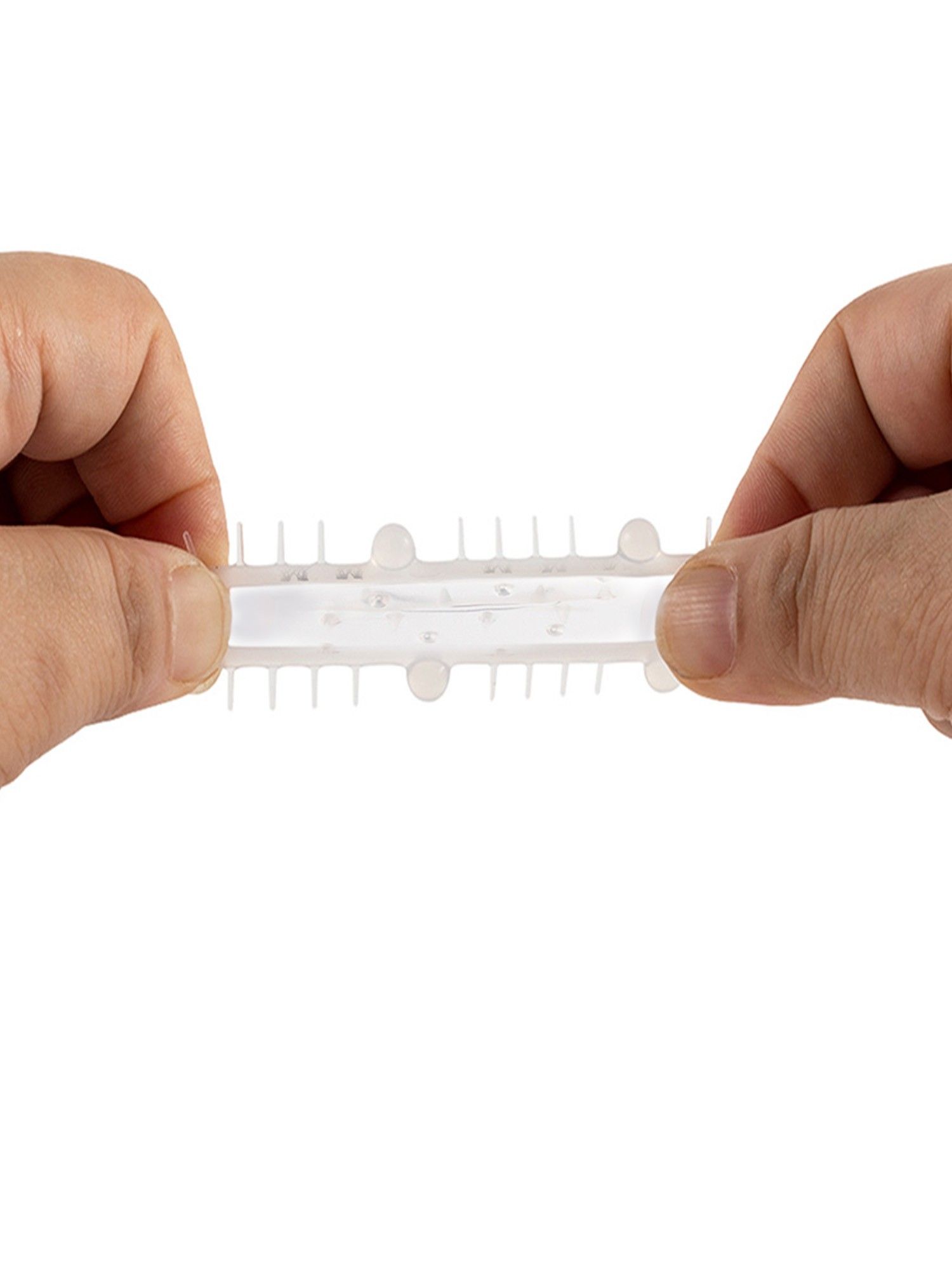 Стимулирующая насадка на пенис с несколькими видами рельефа 5