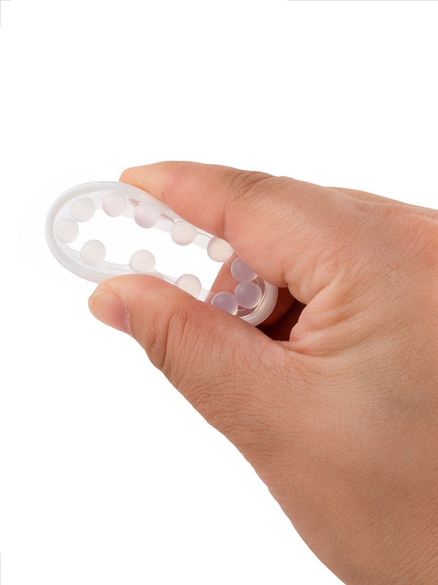 Эрекционное кольцо со стимулирующими шариками на поверхности 9