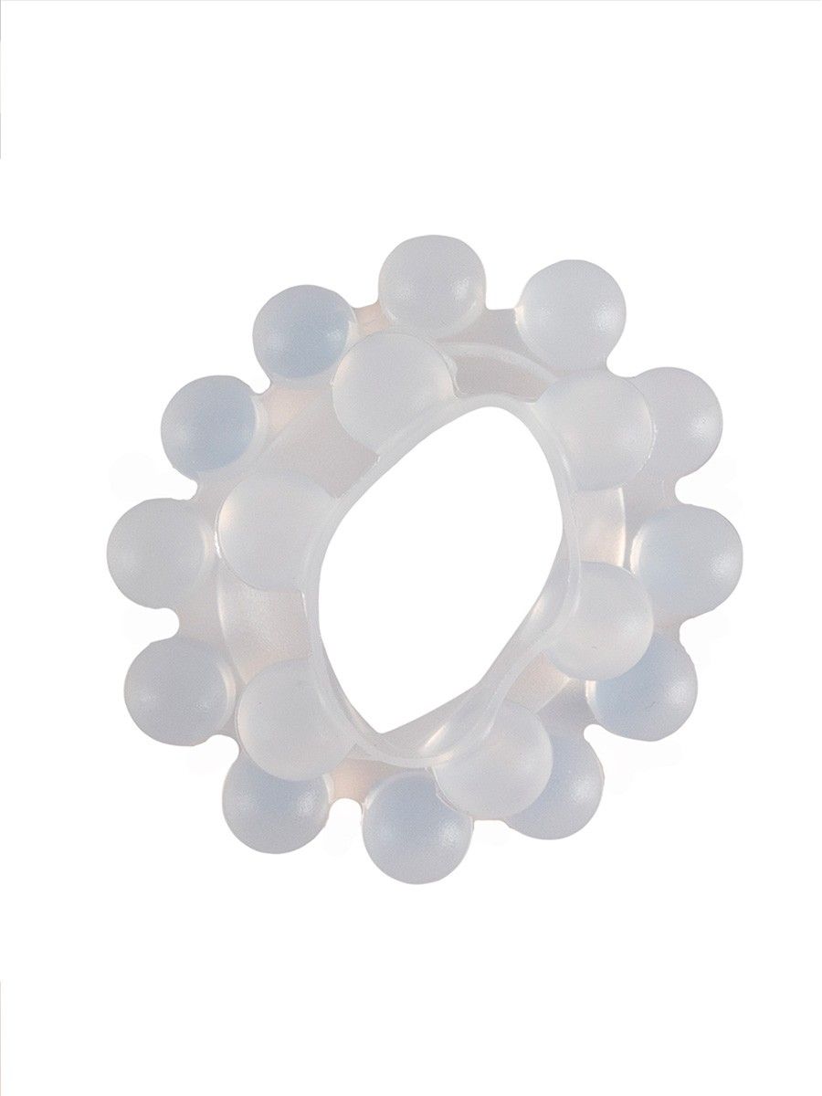 Эластичное эрекционное кольцо с двумя рядами шариков 3