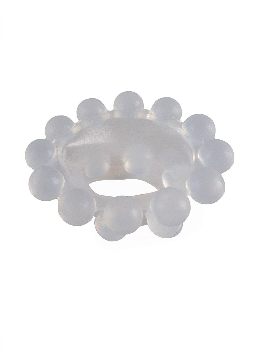 Эластичное эрекционное кольцо с двумя рядами шариков 6