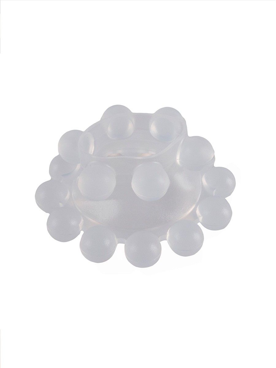 Эластичное эрекционное кольцо с двумя рядами шариков 7