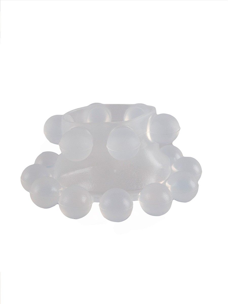 Эластичное эрекционное кольцо с двумя рядами шариков 8