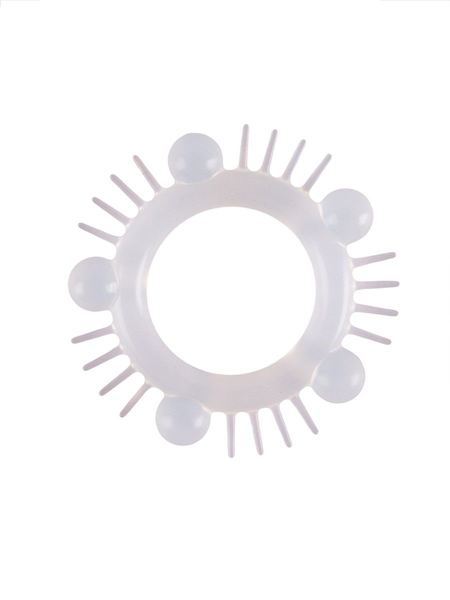 Эластичное эрекционное кольцо с шишечками и шипами 3