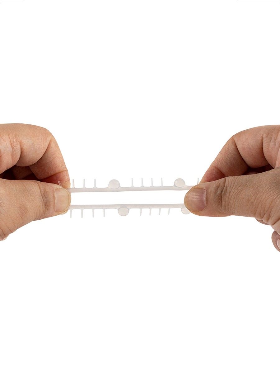 Эластичное эрекционное кольцо с шишечками и шипами 7