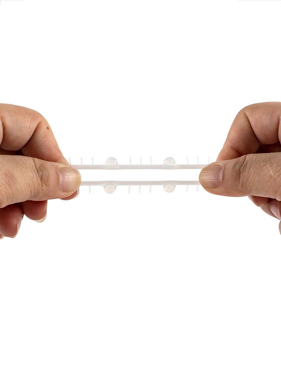 Эластичное эрекционное кольцо с шипиками и шариками 7