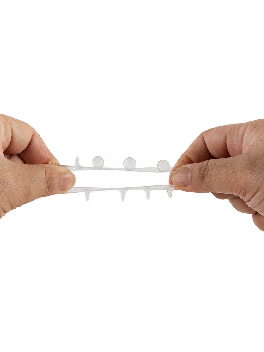 Эластичное эрекционное кольцо с шариками и лучами 7