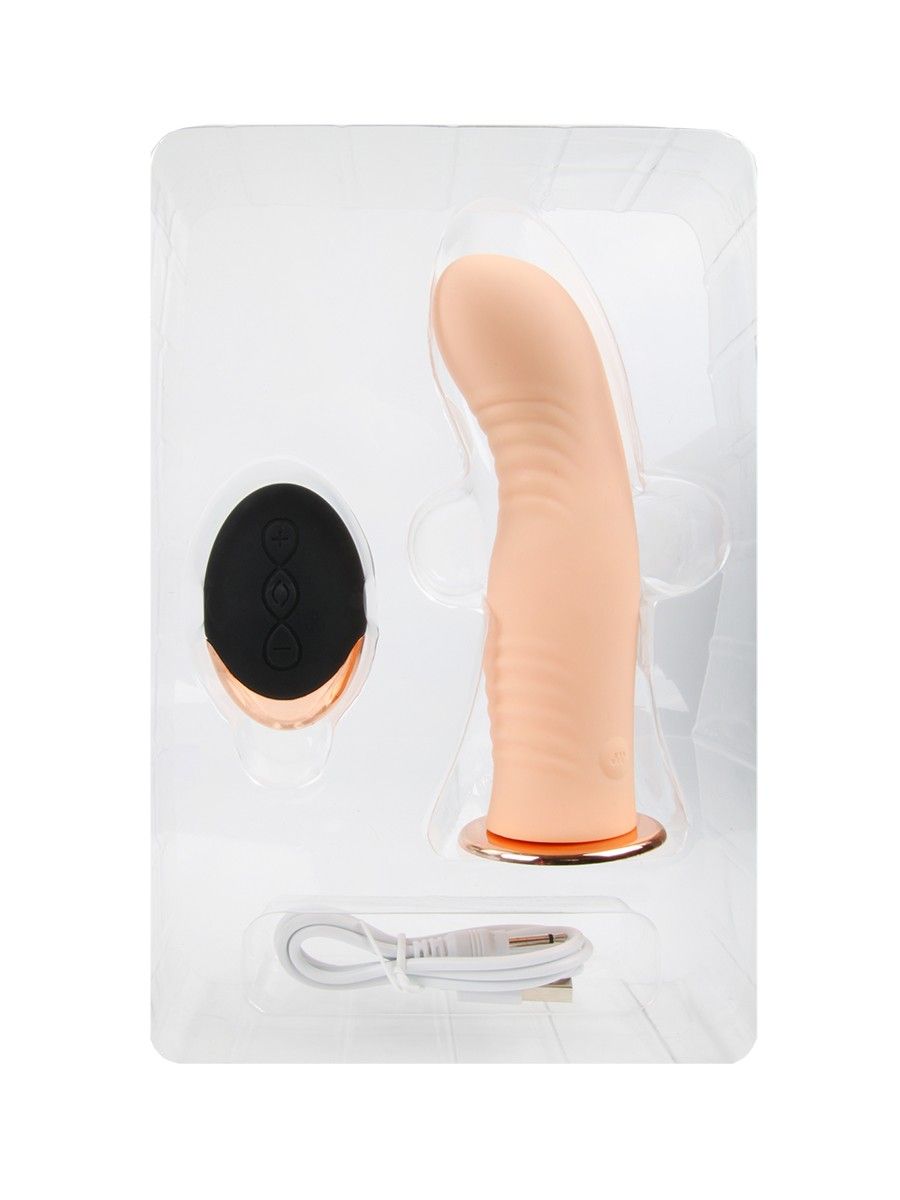 Женский вибрострапон со съемной насадкой и пультом ДУ 3