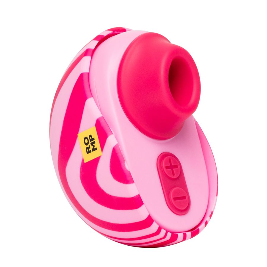 Розовый бесконтактный клиторальный стимулятор Romp Spin 2