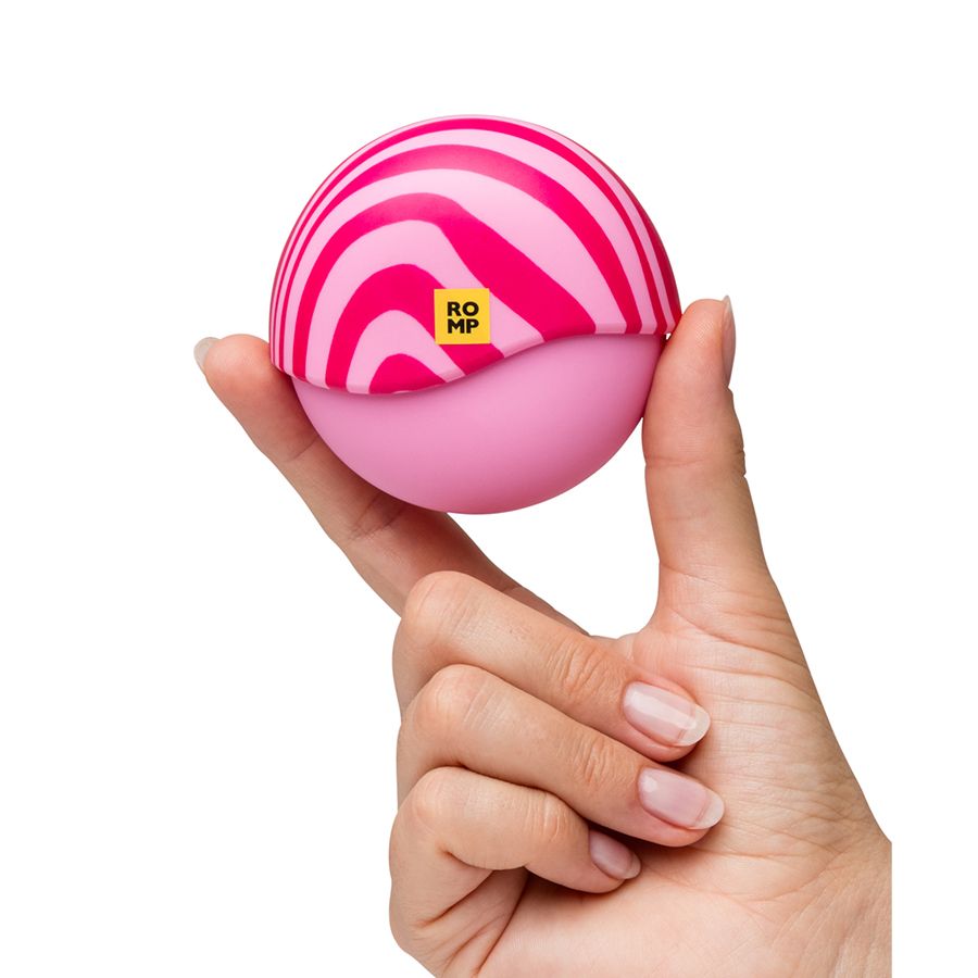 Розовый бесконтактный клиторальный стимулятор Romp Spin 5