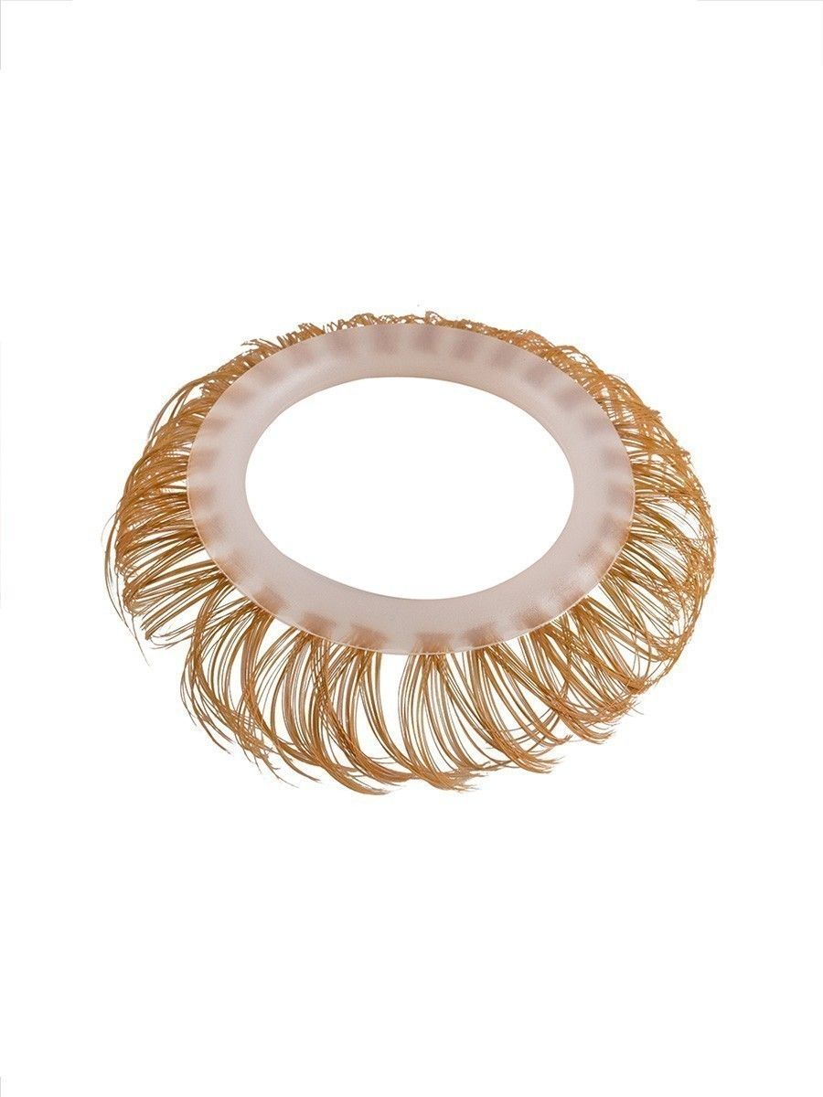 Эрекционное кольцо с бежевыми «ресничками» 5