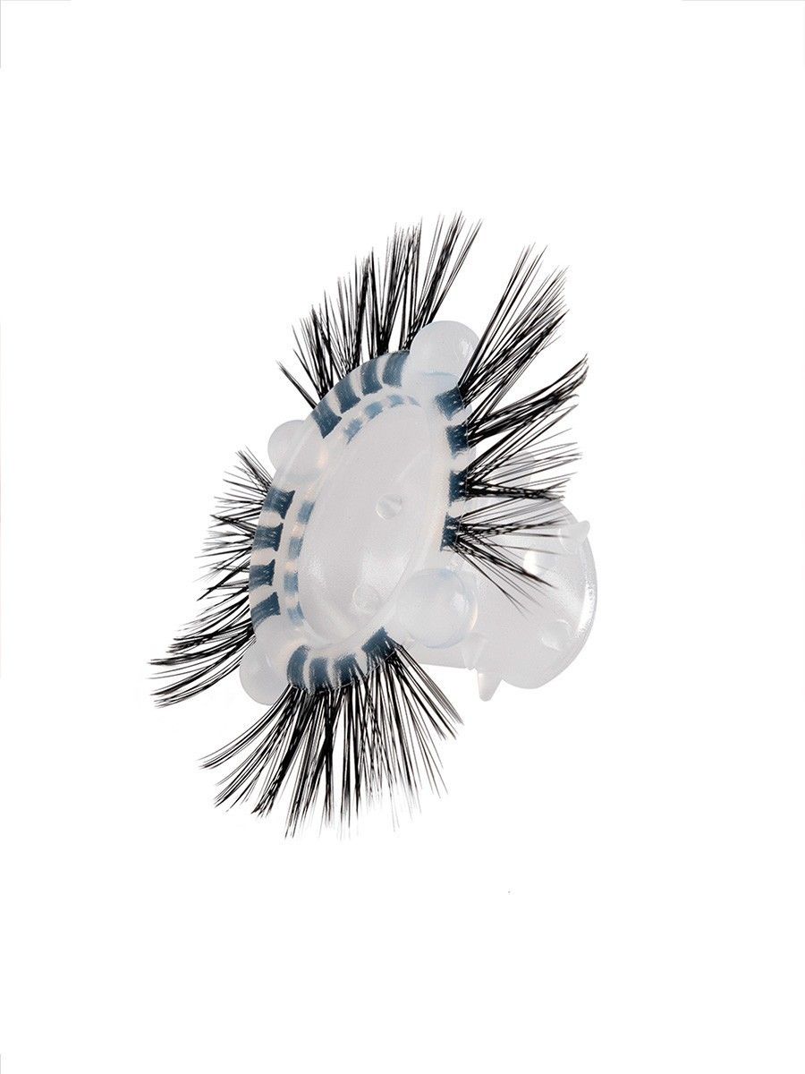 Эластичное эрекционное кольцо с черными «ресничками» 4