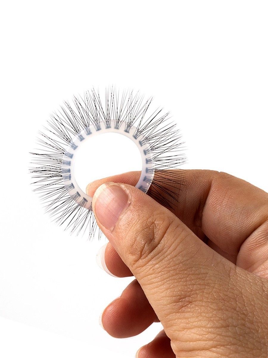 Круглое эрекционное кольцо с «ресничками» 8