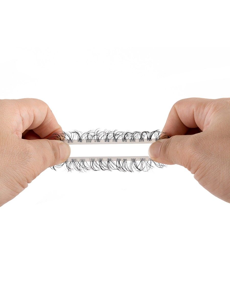 Эластичное эрекционное колечко с черными «ресничками» 8