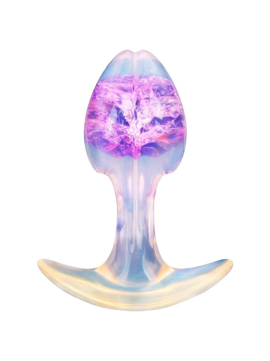 Сиреневатая анальная втулка - 8,2 см. 2