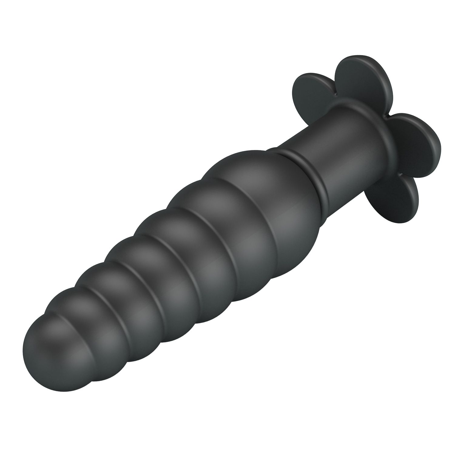 Черный анальный вибростимулятор Imron - 11 см. 6