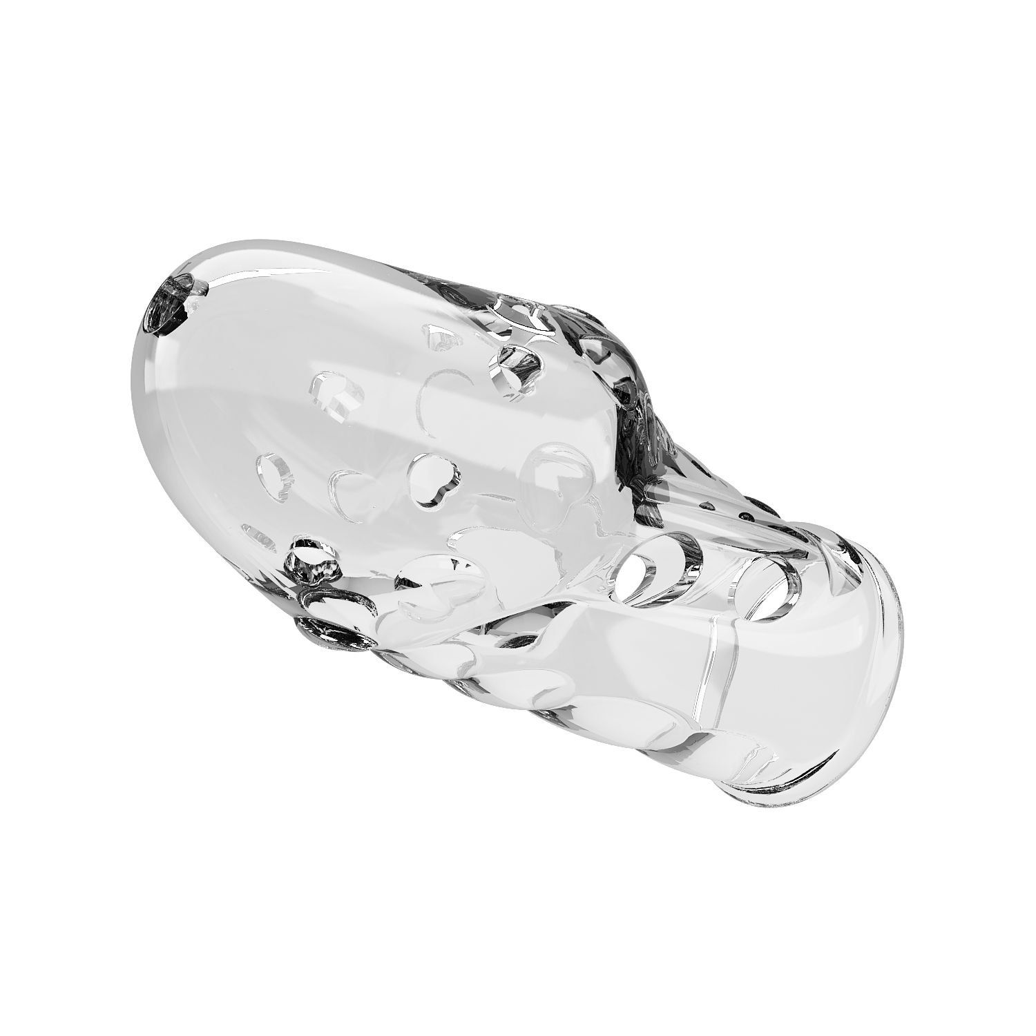 Прозрачная насадка на пенис Booker - 8 см. 6