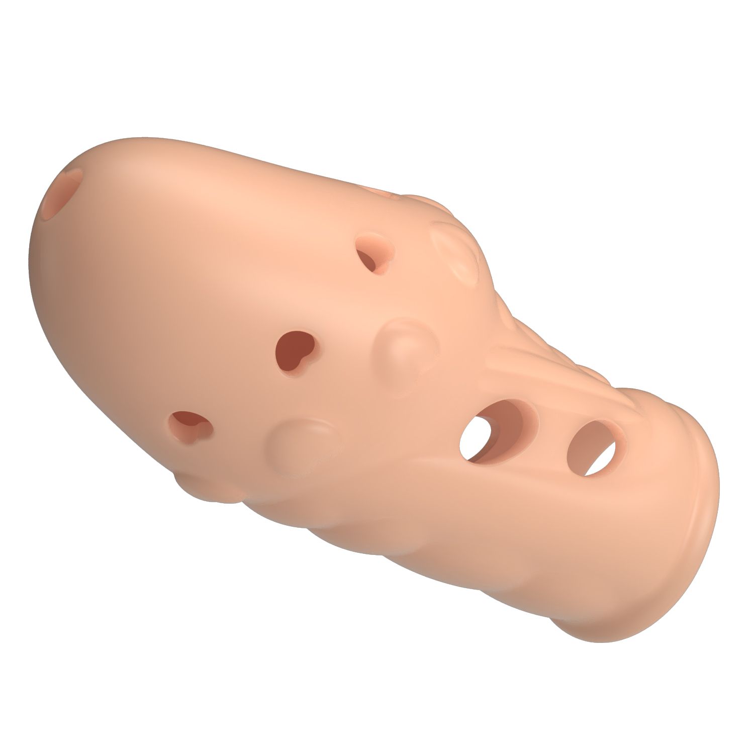 Телесная насадка на пенис Booker - 8 см. 6