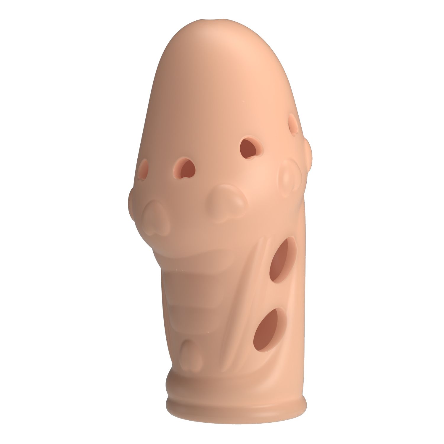 Телесная насадка на пенис Booker - 8 см. 1