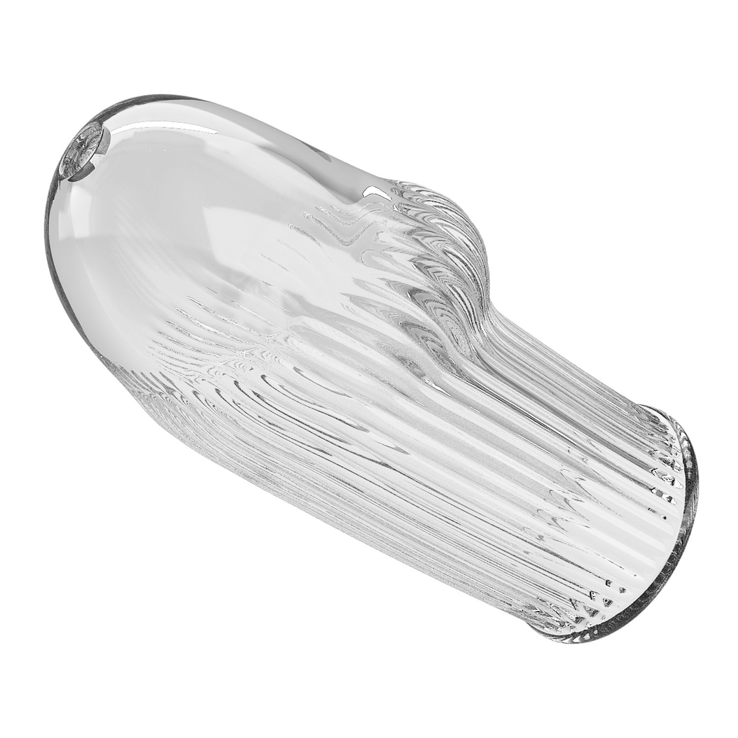 Прозрачная насадка на пенис Huel - 9 см. 7