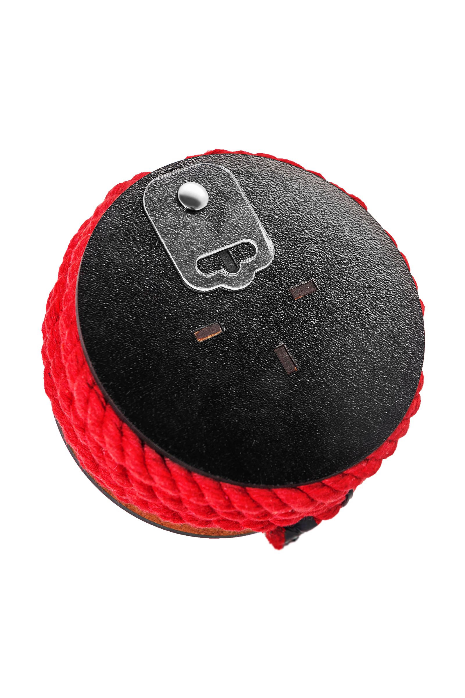 Красная веревка для шибари на катушке - 5 м. 4