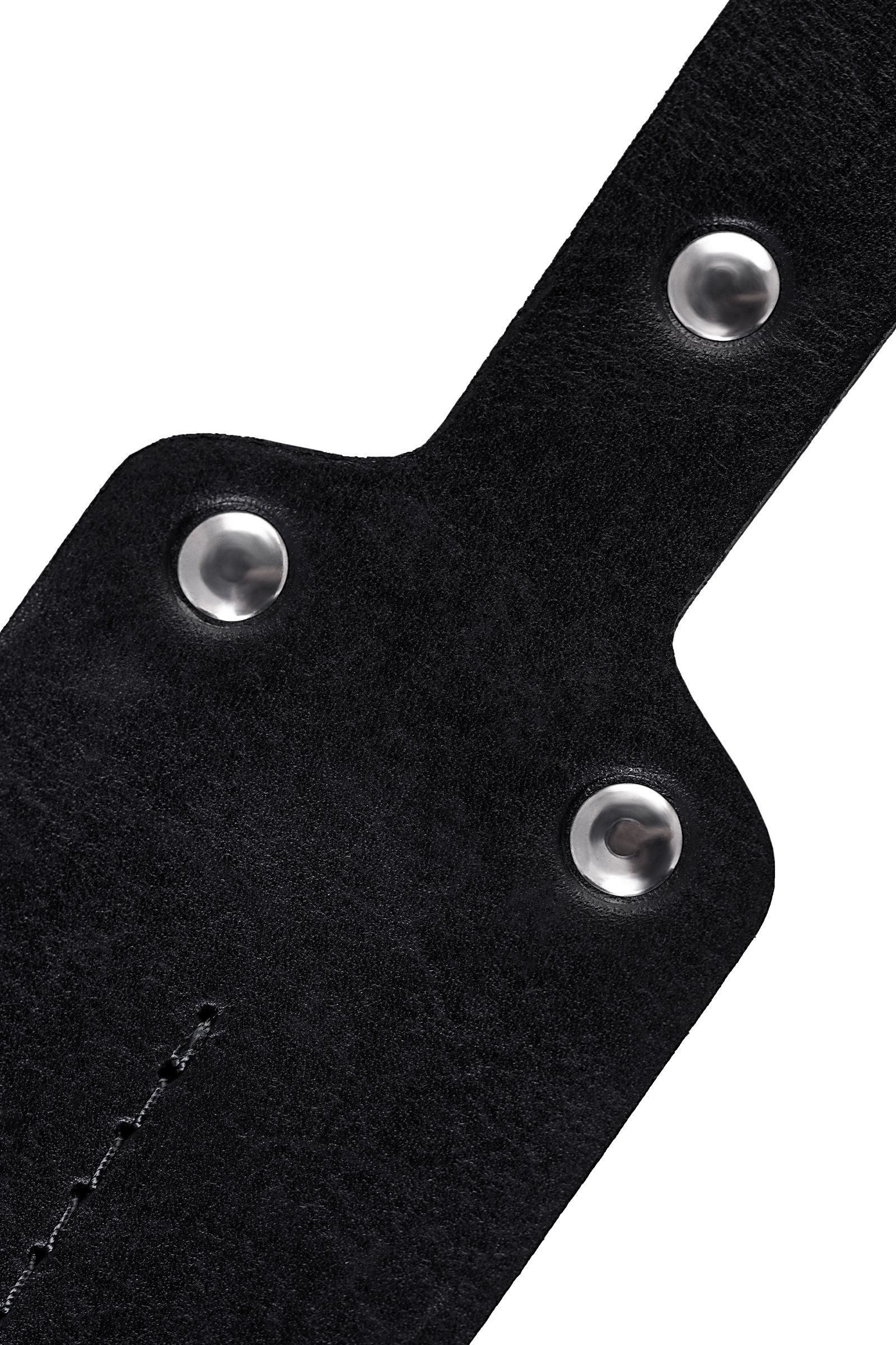 Черный кожаный пэддл - 32 см. 4