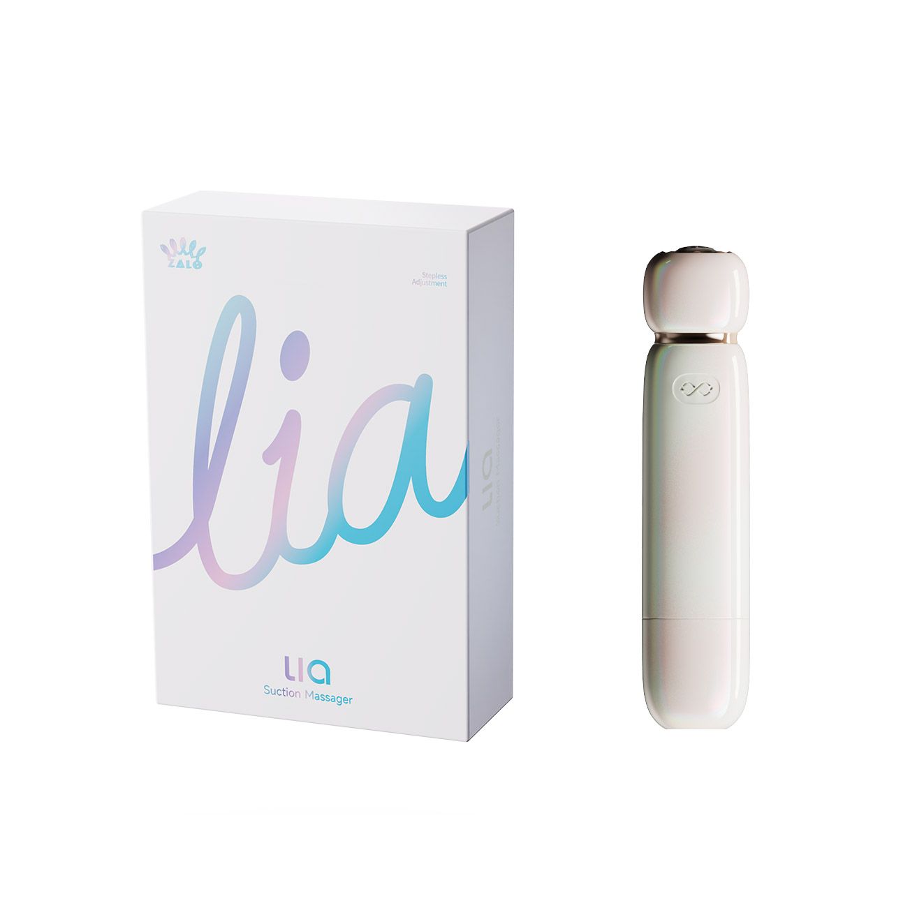 Бежевый вакуумный стимулятор клитора Lia 2