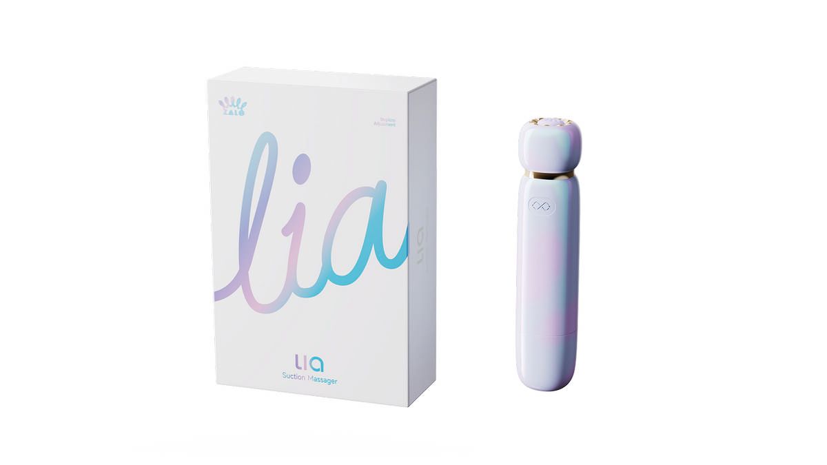 Сиреневый вакуумный стимулятор клитора Lia 6